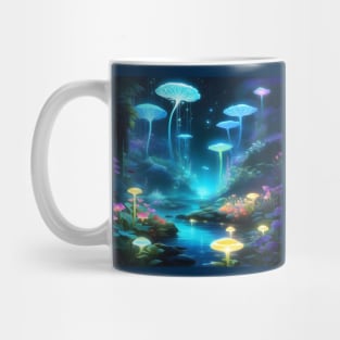 Bioluminescent garden Mug